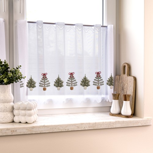 Przejdź do produktu SZYSZKOWY LAS Z EFEKTEM WYSZYWANIA Zazdrostka żakardowa 361910, szerokość 100 x wysokość 50cm, kolor 004 beżowy PBN456/ZAZ/004/100050/1