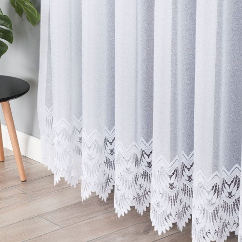 Przejdź do produktu KUPON Firanka żakardowa biała do salonu 100x250 cm 018989