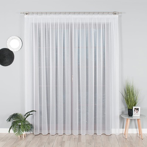 Przejdź do produktu KUPON 190x330 Firanka fantazyjna z ołowianką 000433