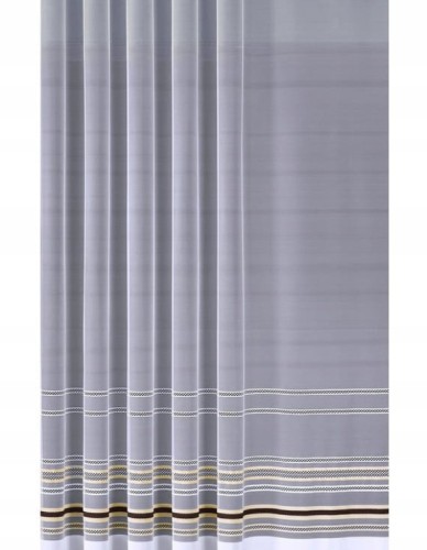 Przejdź do produktu KUPON 150x250 cm Firanka żakardowa ze wzorem pasowym 622392