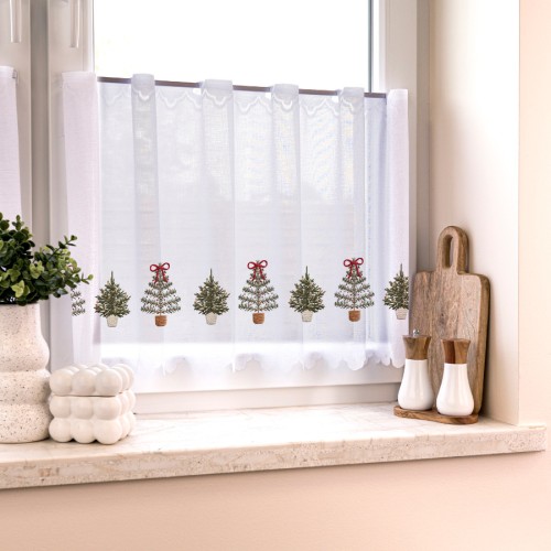 Przejdź do produktu Zazdrostka żakardowa szyszkowy las rozmiar 150x50 cm W31