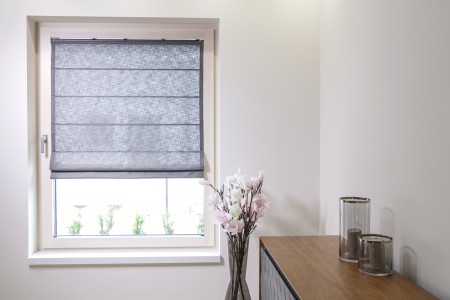 Zasłona na wymiar z RVS