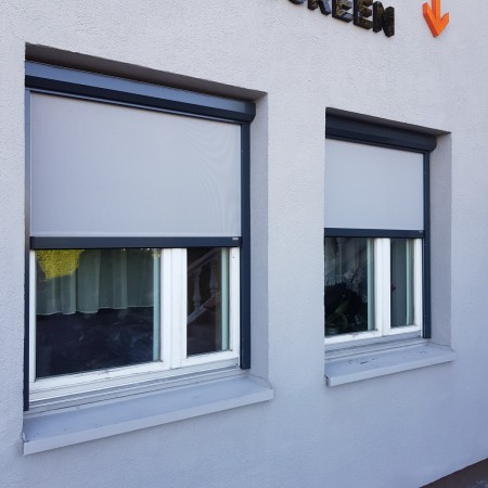 Roleta zewnętrzna screen SK45 w rozm. 120x140 cm napęd elektryczny