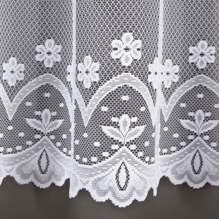 Firanka żakardowa ze wzorem