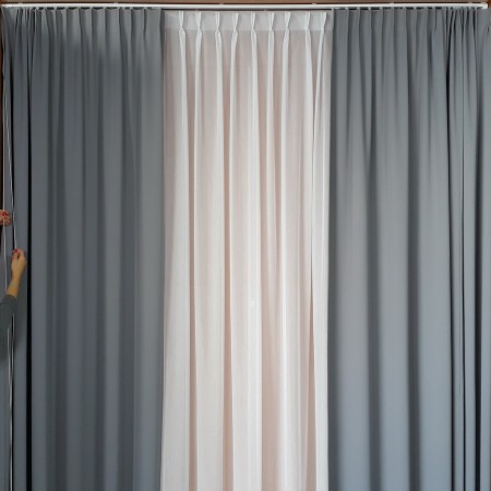 Komplet zasłon zaciemniających blackout.