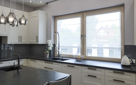 Zasłona do kuchni rzymska na wymiar