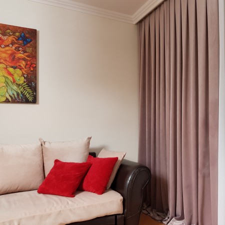 Jednobarwne zasłony do salonu MAG 328.