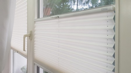 Żaluzja plisowana VS2 na okno, detal.