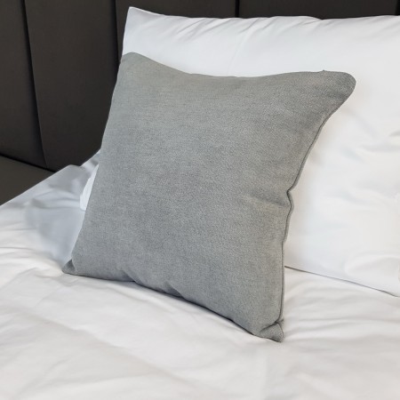 Poszewka ozdobna 40x40 cm jasno szara