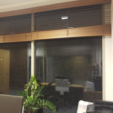 Żaluzje drewniane anwis.