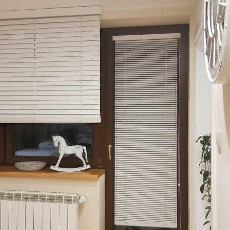 żaluzje drewniane białe gotowe