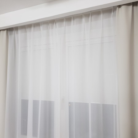 Firanka woal gładki do hotelu