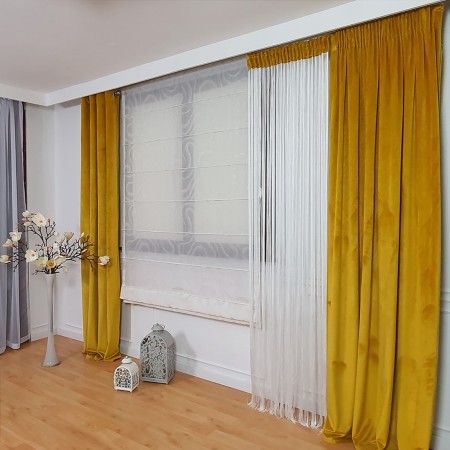 Roleta rzymska salon.