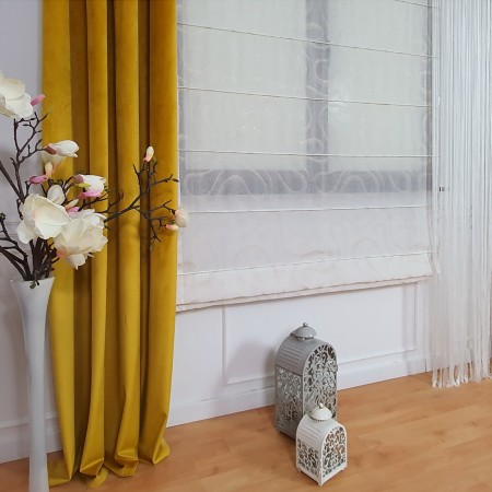 Roleta rzymska ozdobna.