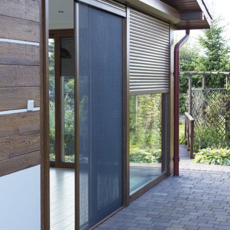 Moskitiera plisowana przesuwna