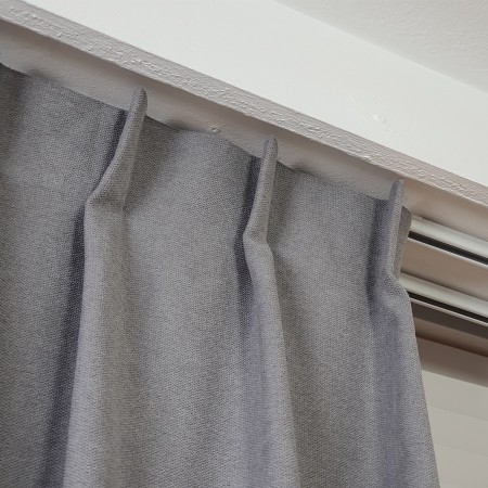 Zasłona gotowa szara.