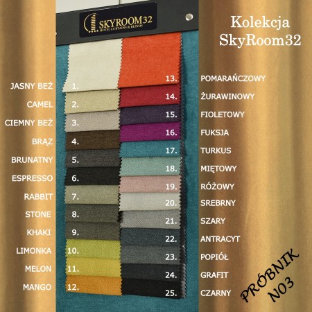 Wzornik tkanin do zasłon gotowych.