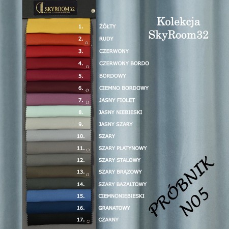 Wzornik tkanin zasłonowych blackout.