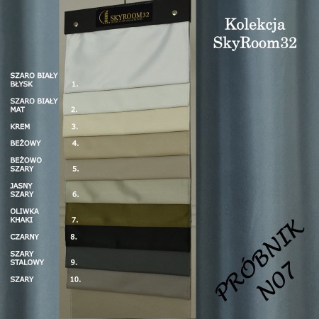 Wzornik tkanin zasłonowych blackout.