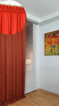 Zasłona gotowa na żabki MAG 392.