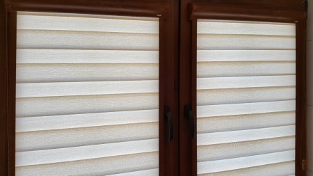 Roleta impresja mini w kolorze złoty dąb