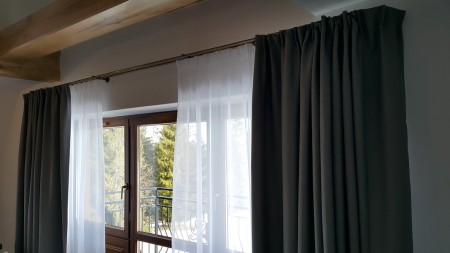 Komplet na haczykach flex do pokoju.