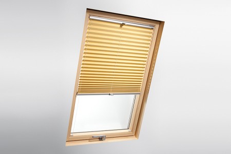 Plisowana żaluzja wewnętrzna do okien dachowych