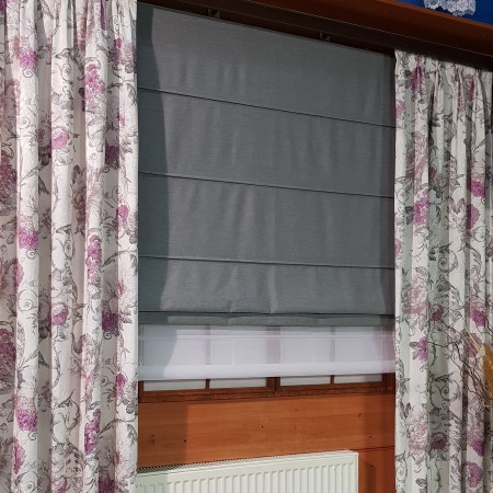 Roleta rzymska do salonu duo