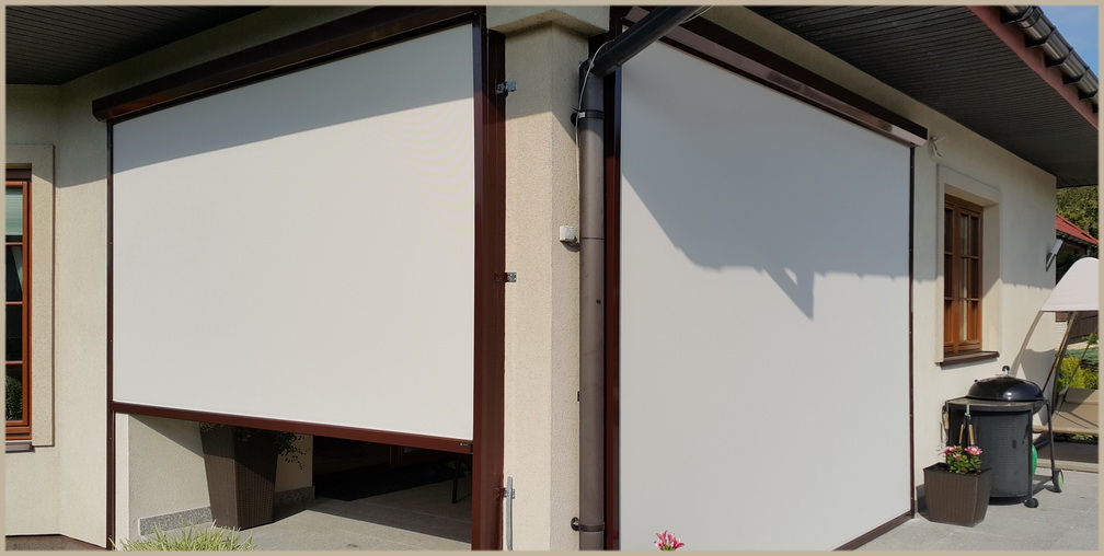 Rolety zewnętrzne typu screen.